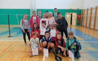 Občinsko tekmovanje v badmintonu