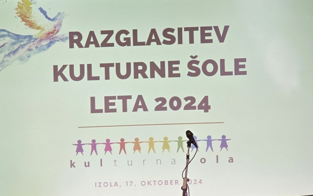 Prejeli naziv Kulturna šola 2024